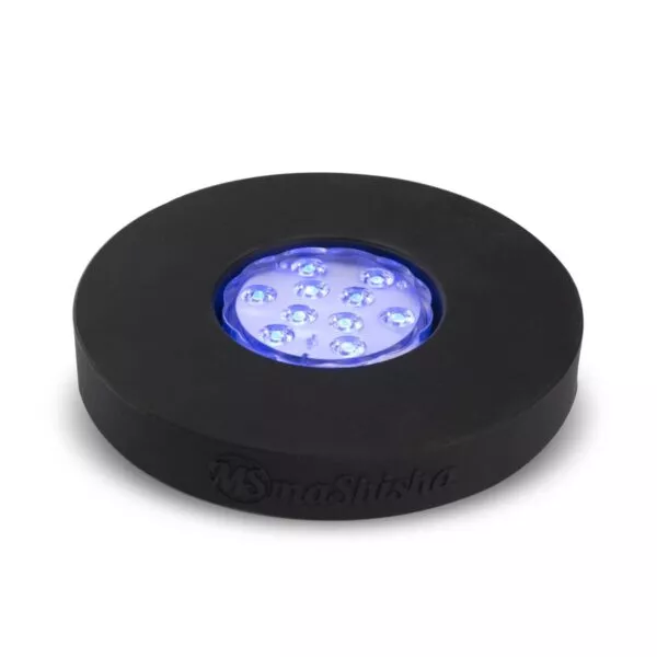 Juodas neslystantis silikoninis kaljano LED padas MS Mashisha su švietimo moduliu