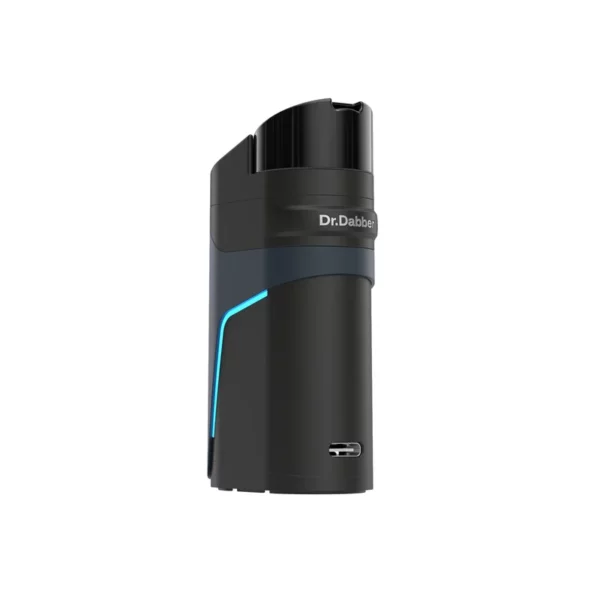 Dr. Dabber Ghost 2 vaporizer garintuvas koncentratams - priekinis vaizdas su LED apšvietimu