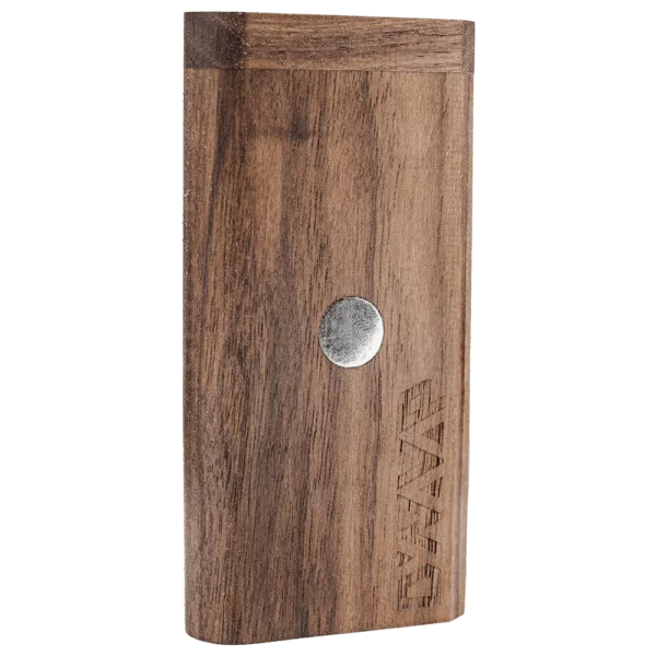 DynaStash Walnut dėklo integruotas magnetas dangteliui nuimti