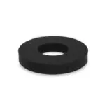 Apsauginis juodas silikoninis dėklas kaljano kolbai, 17 cm skersmens