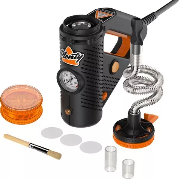 Storz & Bickel Plenty Vaporizer pilnas stacionaraus garintuvo komplektas ir priedai