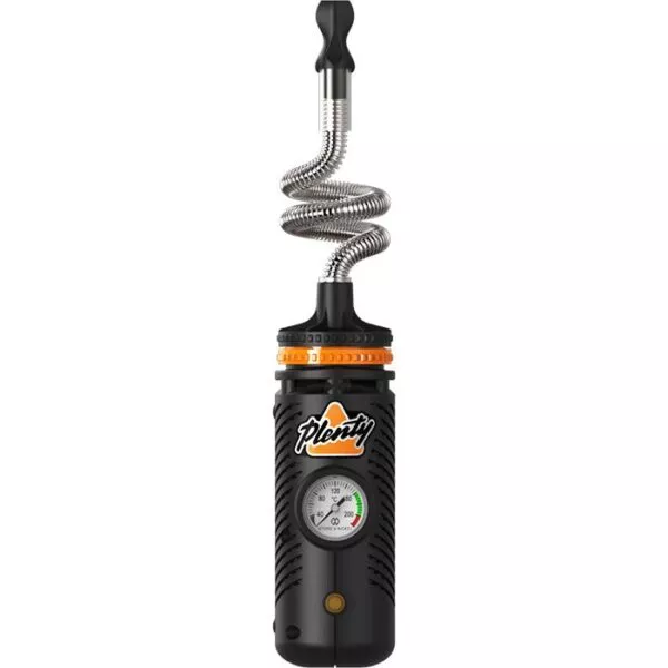 Storz & Bickel Plenty Desktop Vaporizer garintuvas - priekinis vaizdas su termometru