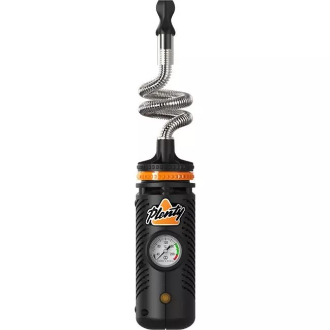 Storz & Bickel Plenty Desktop Vaporizer garintuvas - priekinis vaizdas su termometru