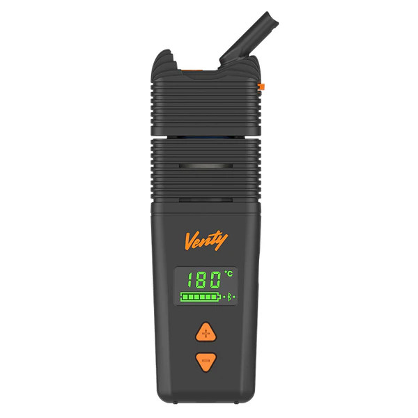 Storz & Bickel Venty Vaporizer garintuvas - priekinis vaizdas su ekranu
