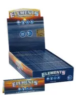Originali Elements 1 1/4 klasikinė mėlyna popierėlių dėžutė