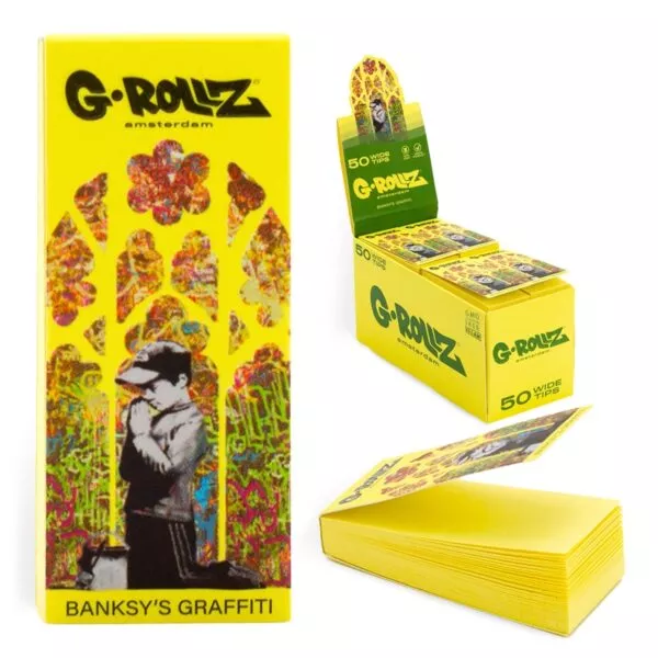 Lankstomi popieriniai filtriukai G-Rollz Banksy Praying Boy
