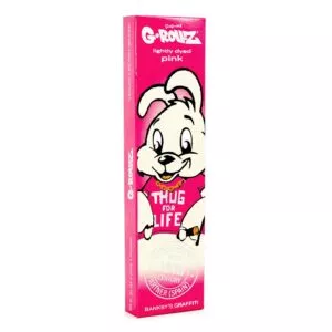 G-Rollz Thug for Life rožinių popierėlių ir filtrų knygelė