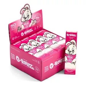 Rožinis sukimo rinkinys G-Rollz Banksy Thug for Life King Size Slim