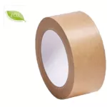 Ekologiška popierinė KRAFT lipni juosta pakavimui 48mm pločio ir 50m ilgio ritinėlis