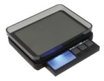 ProScale XC 2000 svarstyklės su ištrauktu LCD ekranu ir dangteliu