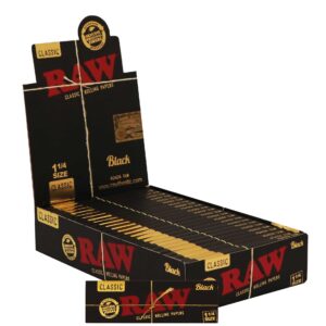 Originali RAW Black 1 1/4 popierėlių dėžutė