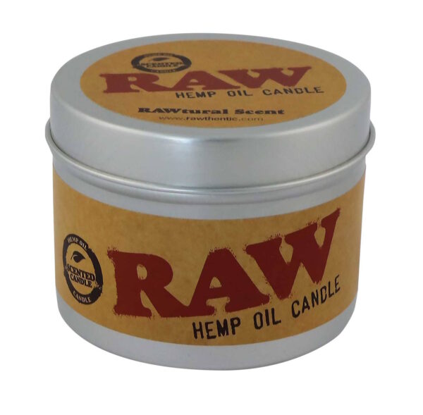 Originali RAW Hemp Oil Candle kvapioji žvakė raw metalinėje skardinėje