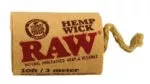 RAW Hemp Wick 3m natūrali kanapių virvelė su bičių vašku
