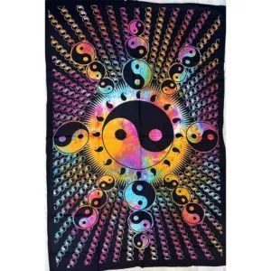 Užklotas Yin Yang 210x140 cm - sienos gobelenas