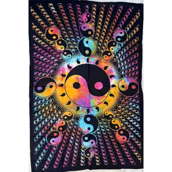 Užklotas Yin Yang 210x140 cm - sienos gobelenas