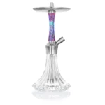 Aladin EPOX 360 Pro Purple Dream Pattern kaljanas su skaidria stiklo kolba ir V2A nerūdijančio plieno detalėmis