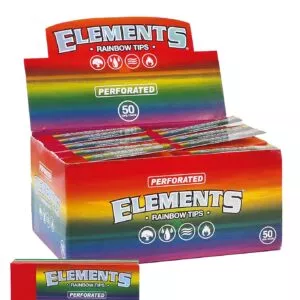 Didmeninė dėžutė, kurioje sudėti spalvoti lankstomi filtriukai Elements Rainbow