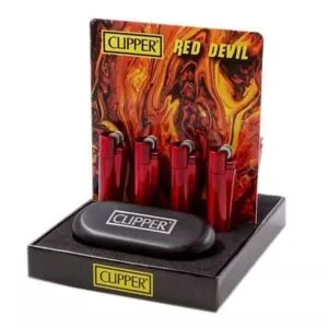 Originalus Clipper Micro žiebtuvėlis metalinėje dėžutėje