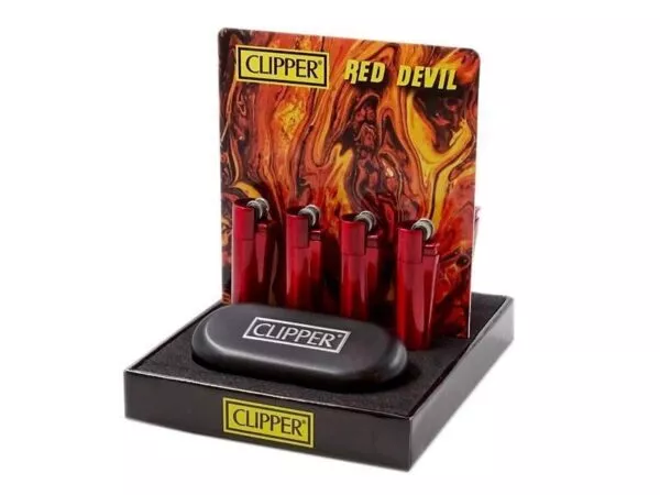 Originalus Clipper Micro žiebtuvėlis metalinėje dėžutėje