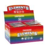 Didmeninė dėžutė, kurioje sudėti spalvoti lankstomi filtriukai Elements Rainbow