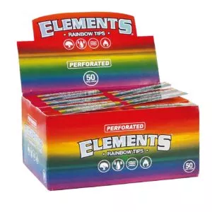 Didmeninė dėžutė, kurioje sudėti spalvoti lankstomi filtriukai Elements Rainbow