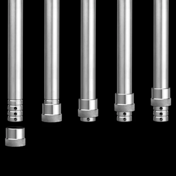 Kaljano Mini Brodator Reptile nerūdijančio plieno panardinamasis vamzdelis su reguliuojamu ir visiškai nuimamu difuzoriumi tyliai traukai