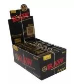 Didmeninė 24 vienetų dėžutė: popierėliai su filtriukais RAW Black Connoisseur 1 1/4