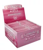 Didmeninė dėžutė: rožinis sukimo rinkinys Elements Pink Connoisseur King Size Slim su 24 pakuotėmis