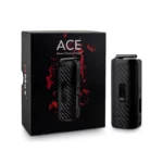 Originali juoda XMAX Ace Black garintuvo pakuotė ir karbono rašto įrenginys