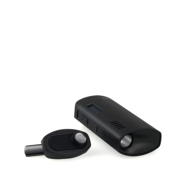 Atidaryta XVape Fog Pro garintuvo kaitinimo kamera ir nuimamas magnetinis cirkonio keramikos (Zirconia) kandiklis tyram procesui
