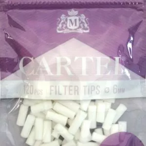 Filtrai Cartel Slim Easy Rolling 120 vnt pakuotėje su zip-lock užsegimu