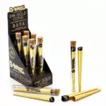 Prekybinė G-Rollz 24K Gold Cone ekspozicinė dėžutė su šešiais apsauginiais dėklais