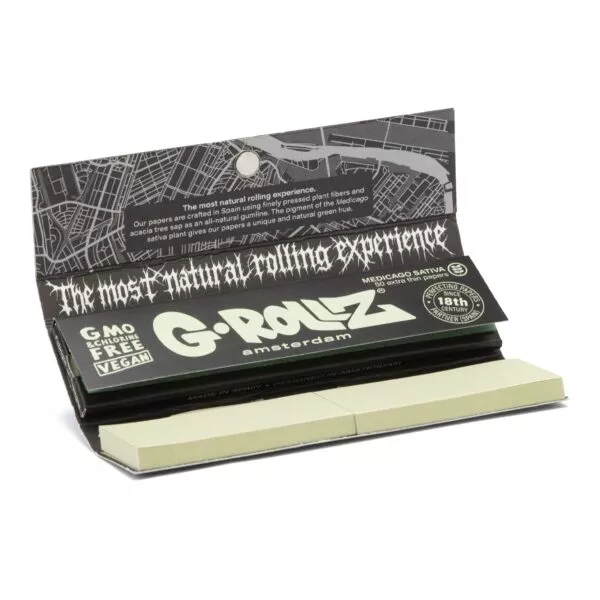 G-Rollz Wizard Medicago Sativa žali popierėliai ir filtrai su magnetu