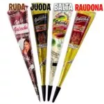 Golecha 4 spalvų henna chna dažai rinkinys 4x25g
