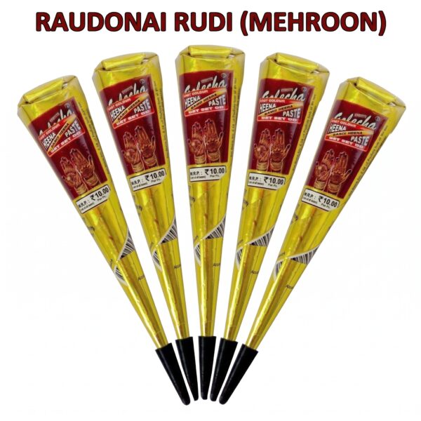 Golecha raudonai rudi henna chna dažai 25g (mehroon)