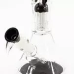 Grace Glass bongo juodas Tree-Arm perkoliatorius, SG 18.8/14.4 mm jungtis ir kaušelis iš arti