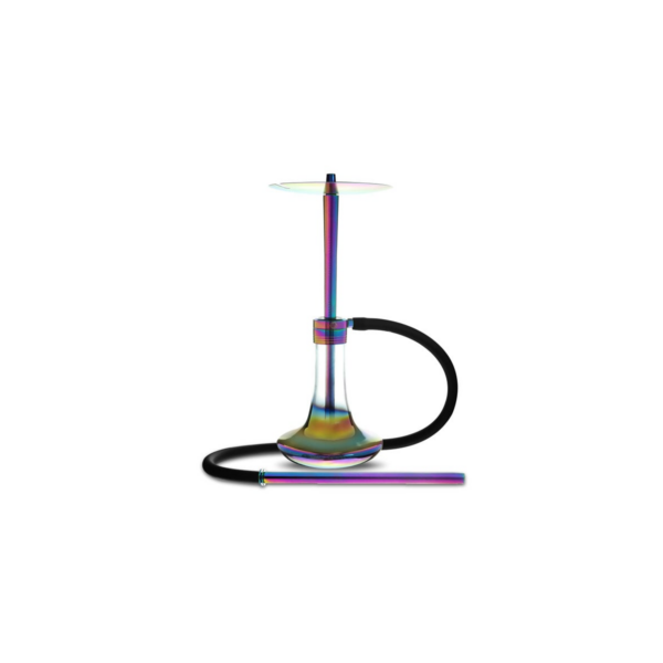 Aukštas premium maShisha kaljanas MS Magma GIGA 57 cm Vaivorykštės (Chameleono) spalvos su vulkano prapūtimu - Bongai.lt