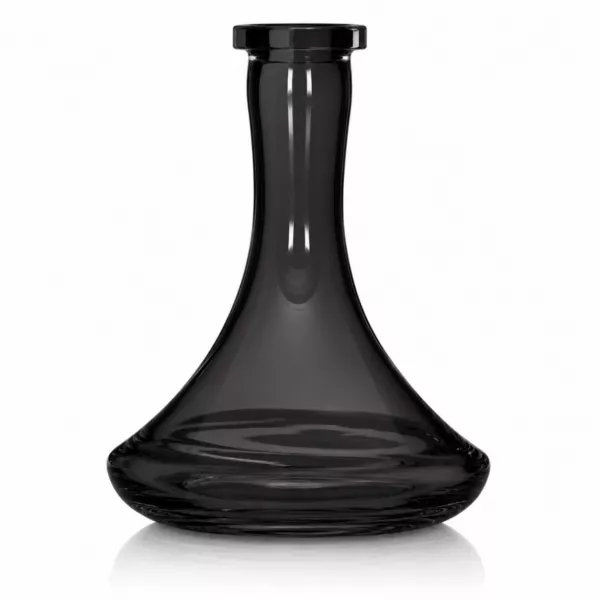 Juoda tamsinto stiklo kaljano kolba BIG MAKS Juoda tamsinto stiklo kaljano kolba BIG MAKS 25 cm aukščio - Bongai.lt