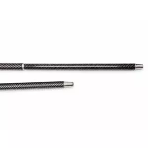 Pilnas kaljano žarnos komplektas - Juoda anglies pluošto rašto kaljano žarna Full Carbon Premium su kandiklis + jungtis į kaljaną