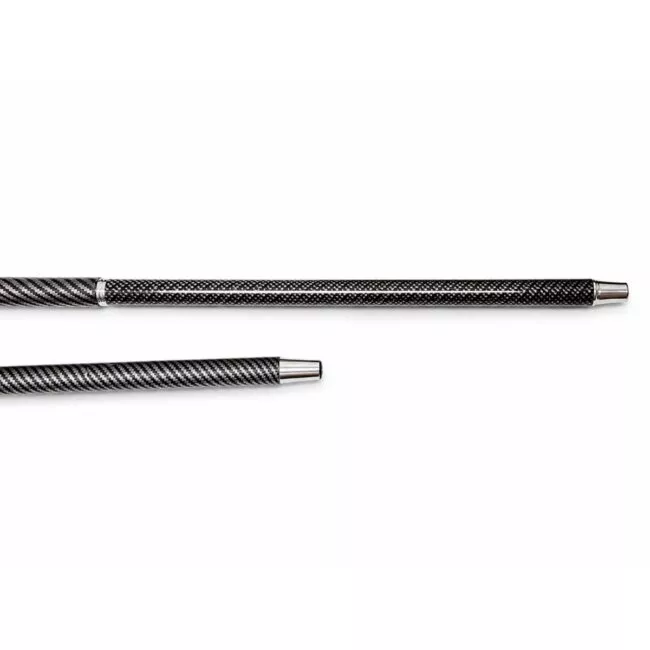 Pilnas kaljano žarnos komplektas - Juoda anglies pluošto rašto kaljano žarna Full Carbon Premium su kandiklis + jungtis į kaljaną