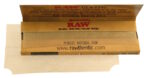 Popierėliai RAW Classic Single Wide Cut Corners atidarytas peklis su išimtu 1 popierėliu