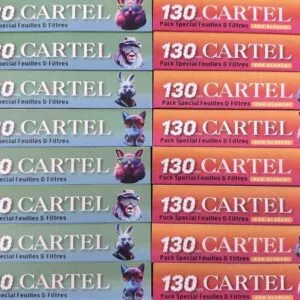 Sukimo rinkinys Cartel Neon Collection Extra Long popierėlių pakuočių dizaino variantai