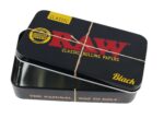 Metalinė dėžutė RAW Black Tin Case pravira