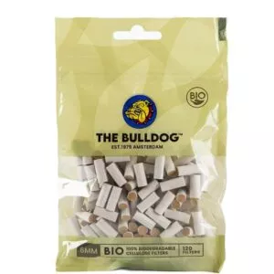 filtrai The Bulldog Amsterdam 100% biologiškai yranti celiuliozės filtrų pakuotė 6mm 120 vnt